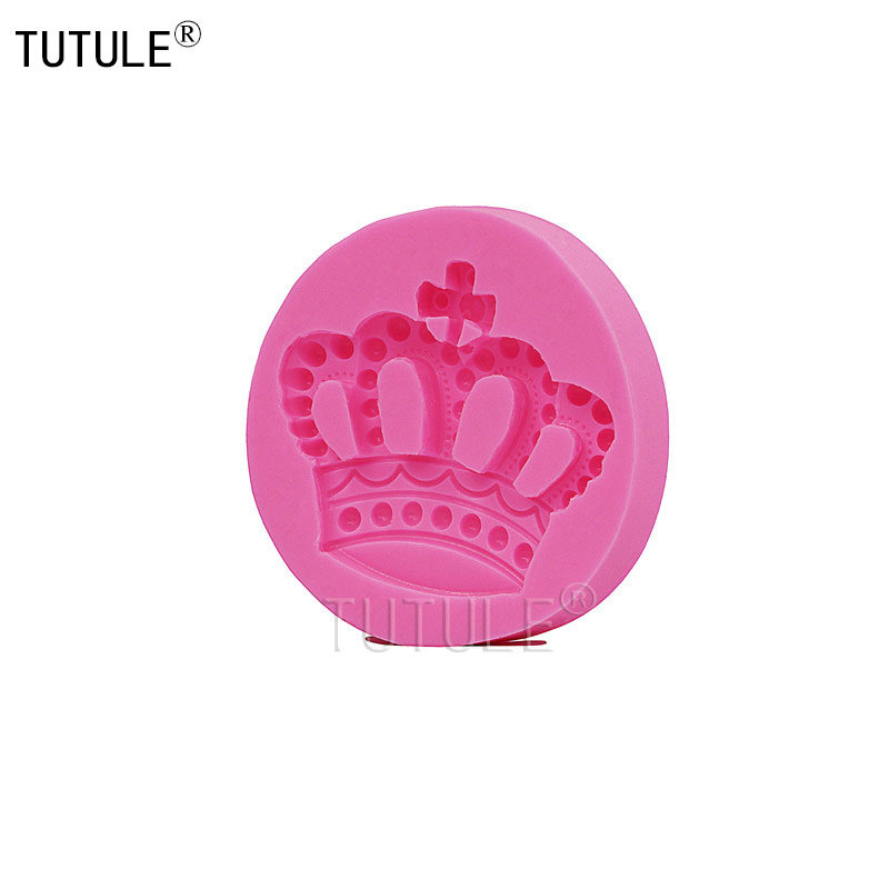 Gadgets-Princess Crown silicone rubber moldFondant Cake Mold Handmade Chocolate Dessert Baking Cakes Decorated Cookies Tool