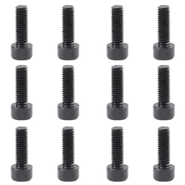 12Pcs Bicycle Water Bottle Cage Bolts M5 Aluminium Alloy Hex Tapping Screws