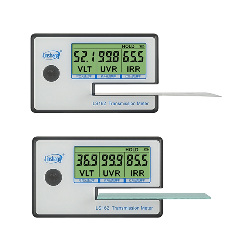 LS162 Window Tint Meter Solar Film Transmission Meter VLT UV IR Rejection Tester 28TC