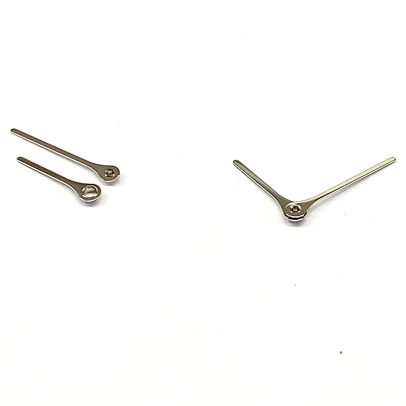 Polished watch hands