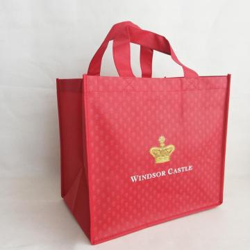 500pcs/lot Stylish Non-woven Tote Bags Printed Your Company's Logo Recyclable Grocery Totes for Exhibition Events Gift Stores