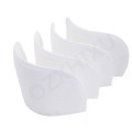 Hot 2 pair Soft Padded Shoulder Padding Encryption Foam Shoulder Pads for Blazer T-shirt Clothes Sewing Accessories 7ACC43-2