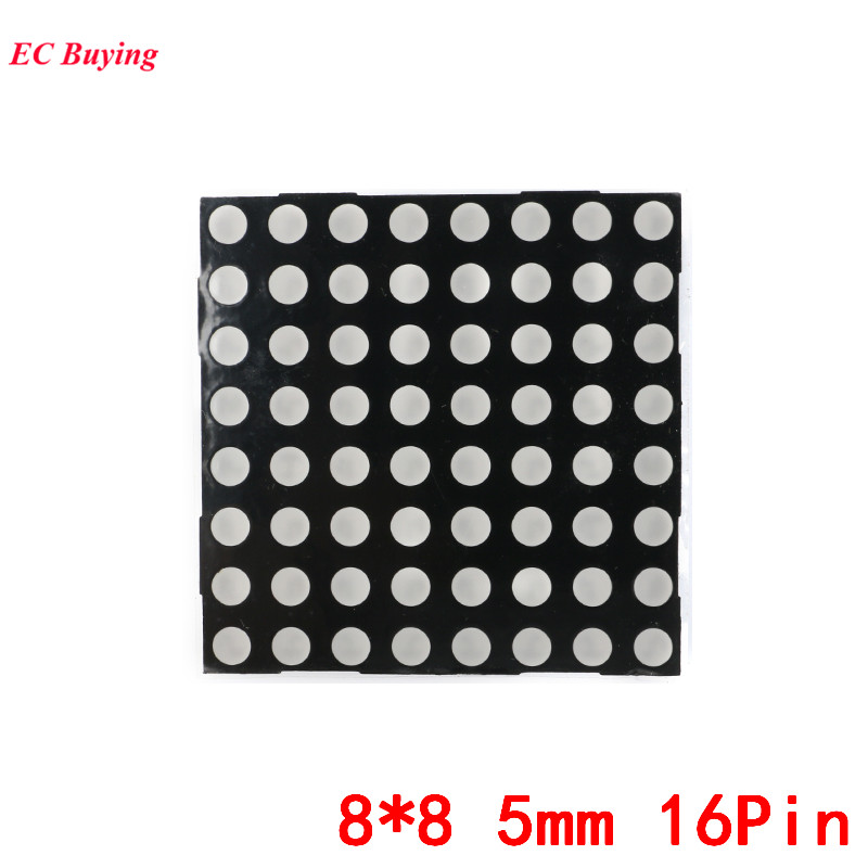 8x8 5mm Dot Matrix 8*8 16Pin Digital Tube Red Common Anode LED Display DIY Electronic Module 2088BS For Arduino