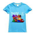 New Game Among Us Boys T-shirt Girls T Shirt Kawaii Summer cotton Kids Tops Cartoon Graphic Tees Funny Harajuku Children Tshirt