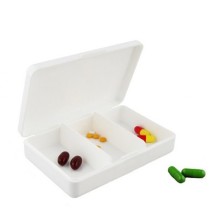 S-Dek Eco-friendly Plastic Portable Pill Box Medicine Organizer