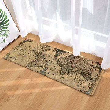 New Product Photography Map Long Floor Mat/Doprmat/Carpet for Office Decorate/home Decorate/Kitchen/Living Room/Hallway/ Bedroom