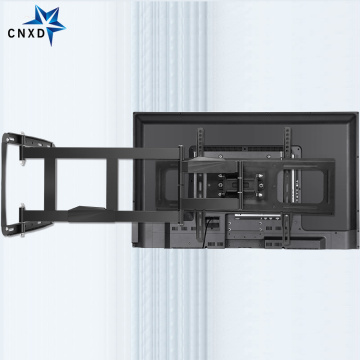 TV Wall Mount Bracket for 32-80Inch TV Full Motion TV Frame Swivel Articulating 4 Long Arms Max VESA 600x400mm 100kg Loading