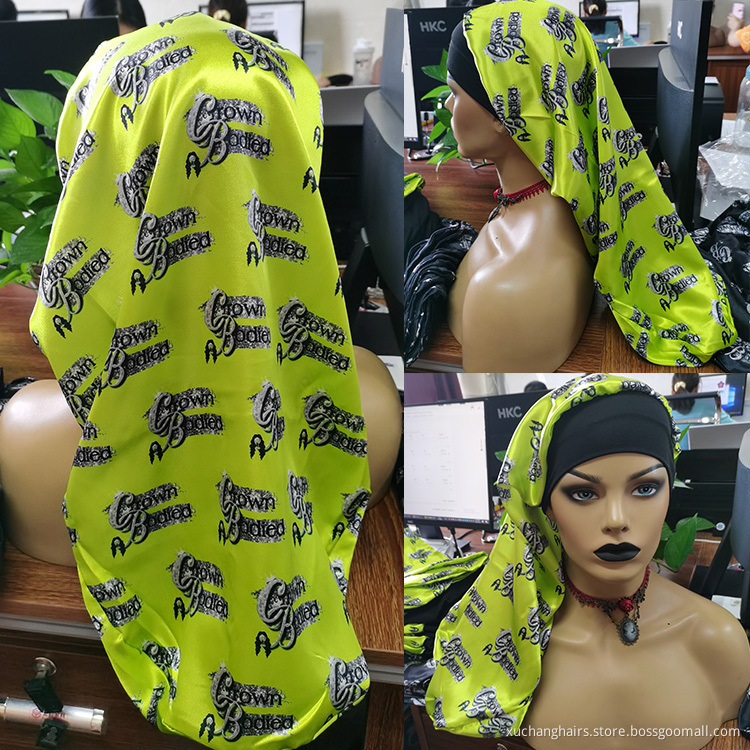 Best Price for Wholesale Women's Hair Satin Bonnet Sleeping Cap silk hair bonnet with Custom Logo