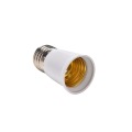 White E27 to E14 Base LED Light Lamp Bulb Adapter Converter Screw Socket