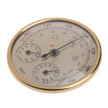 -30~50℃ 0~100%RH 970~1050hPa Wall Mounted Household Barometer Thermometer Hygrometer Weather Station Hanging