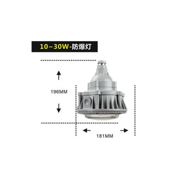 Explosion-proof LED ceiling light Boom type lamp Flange type Guardrail type BED61-10W 20W 30W IICT6 suitable for gas station