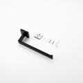 New Style Simple and elegant Square Towel Ring Black/Chrome Color 304 Stainless Steel Towel Hook Bathroom accessories 9163K