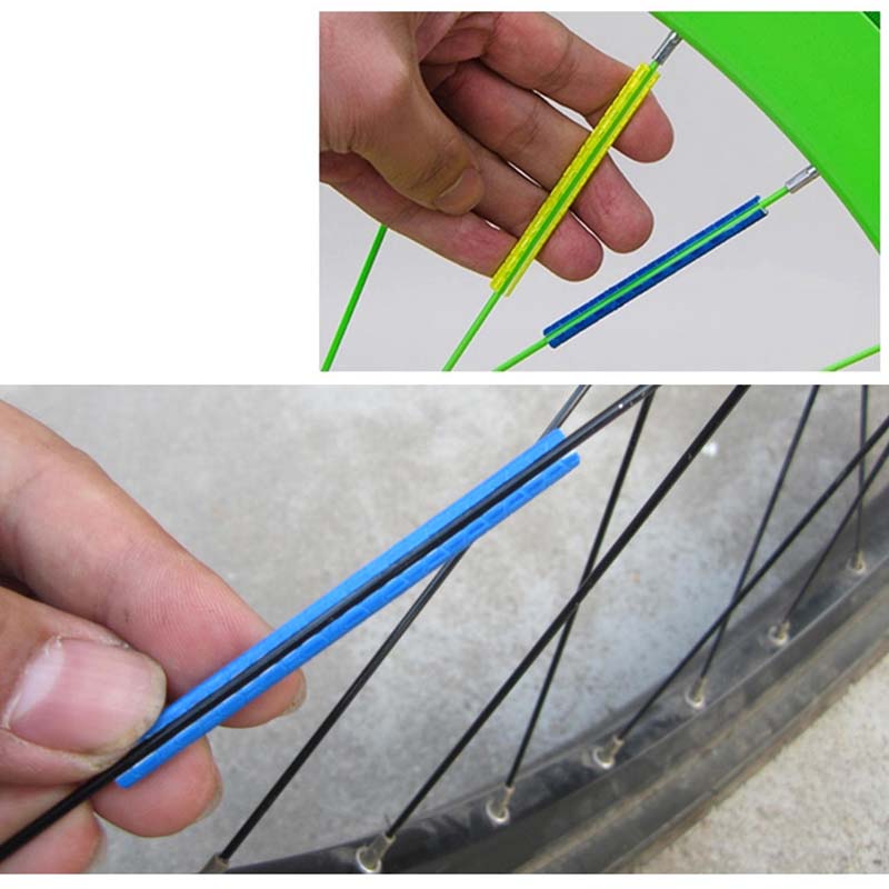 Bicycle Reflector 12Pcs Bicycle Mountain Riding Wheel Rim Spoke Mount Clip Tube Warning Light Strip Reflective bicycle spokes