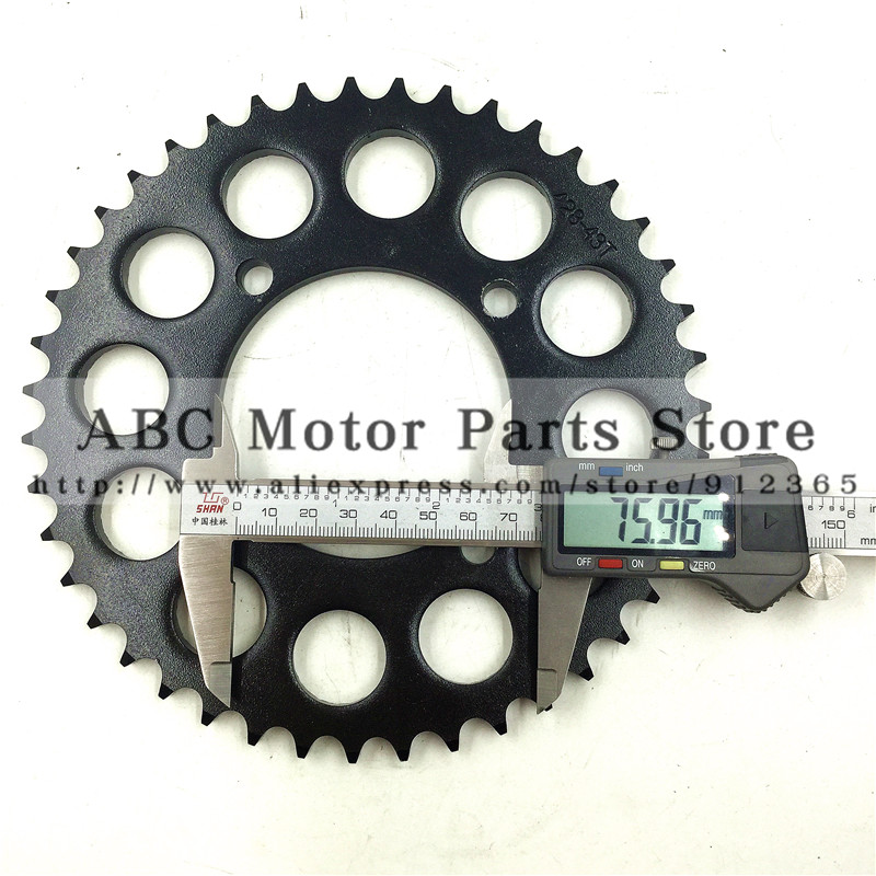 Dirt Pit Bike Rear Sprocket #428-43T tooth Centre hole 76mm Chain Gear