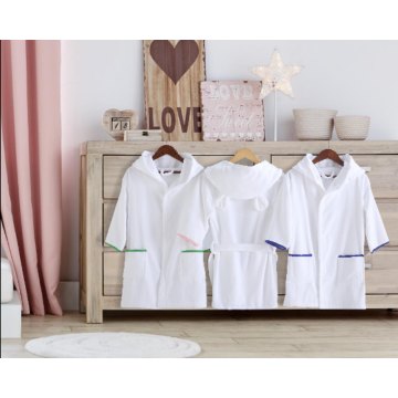 Luxury Hotel Style Cutting Velvet Bathrobe