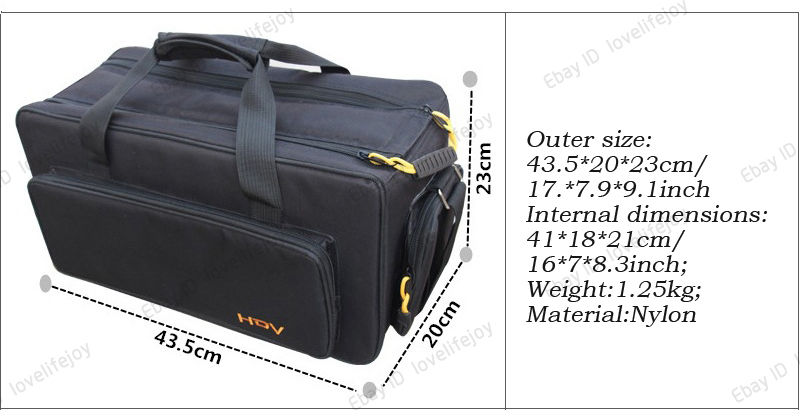 Camcorder VCR Video Camera Shoulder Bag Camera Handbag Padded Photo Equipment Quakeproof Tool bags