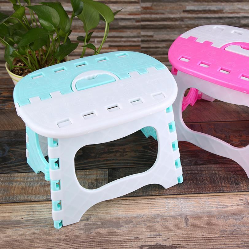 Hot Sale Plastic Folding Stool 6 Type Thicken Chair Portable Home Furniture Child Convenient Dinner Stools