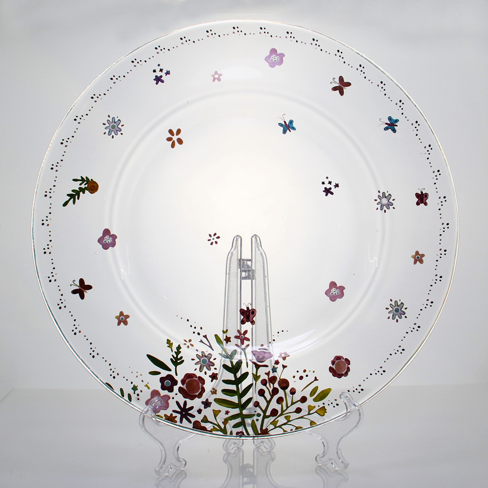 Glass Charger Plates 13 Inch
