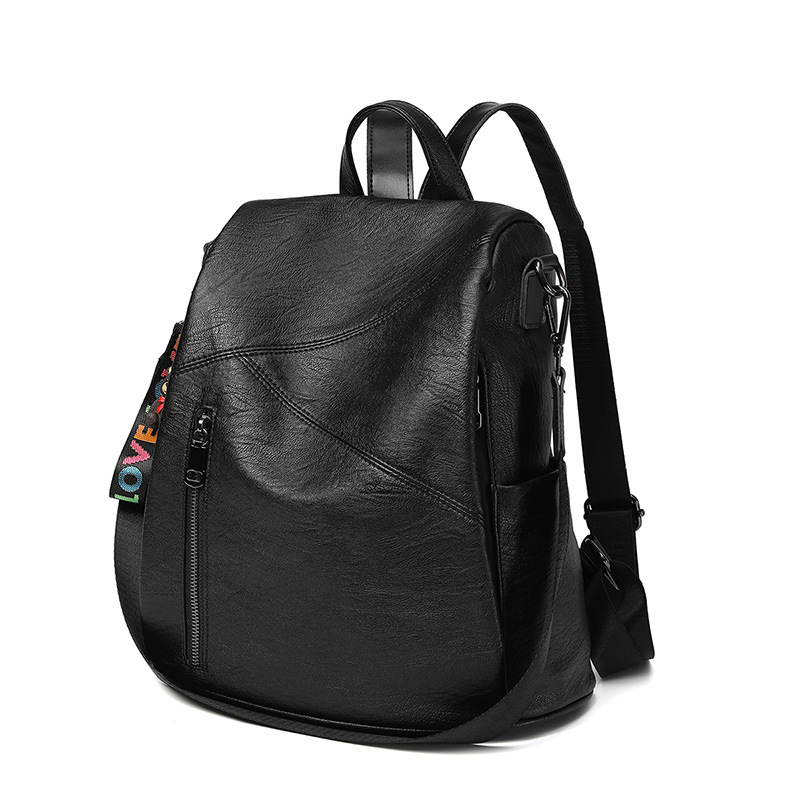 Backpack Women New Wave Anti-Theft Travel Bag Korean Version Of The Wild Fashion Large Capacity Soft Leather Women's Backpack