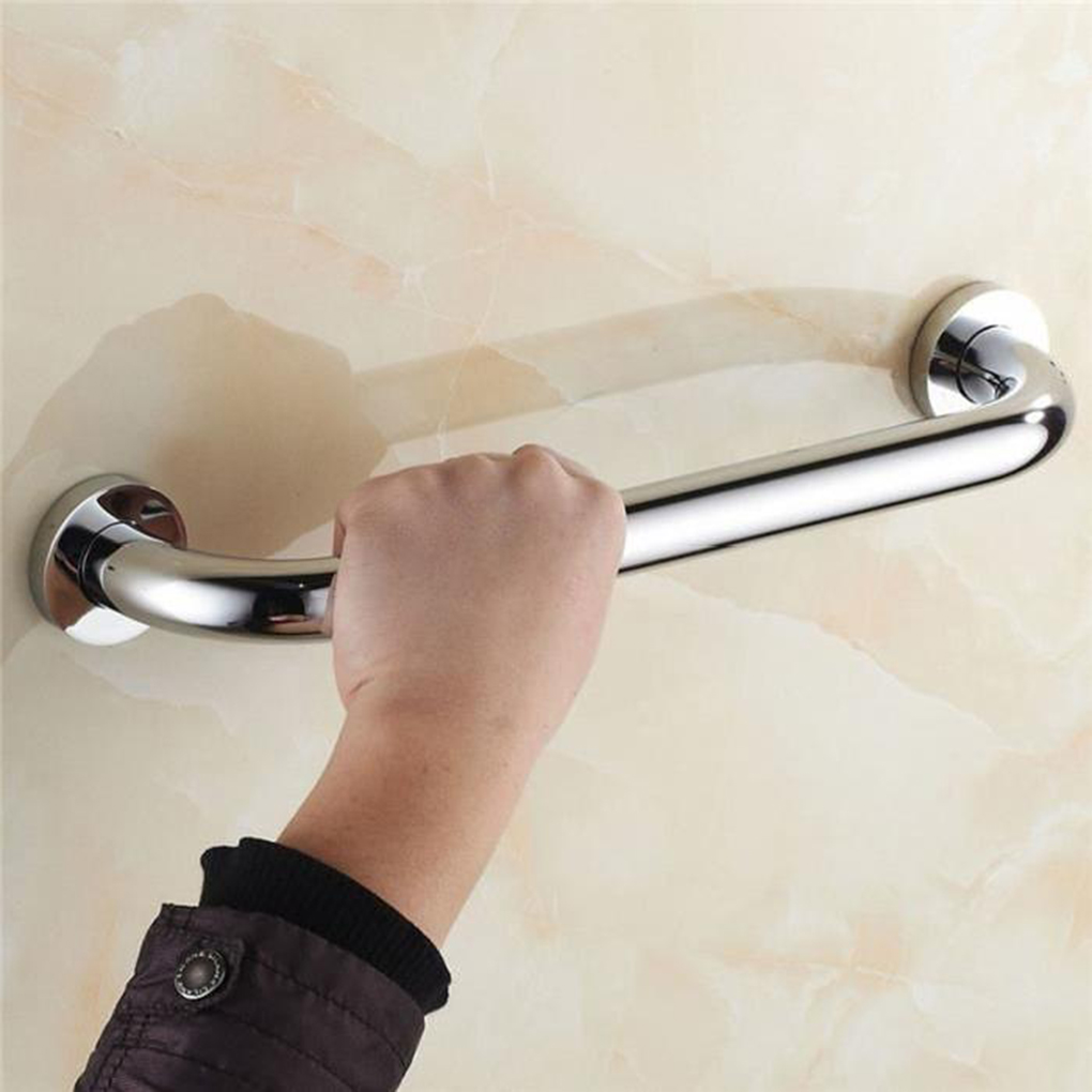 Stainless Steel Bathroom Bathtub Grab Rails High-Grade Light Non-Slip Wall Pole Handle Towel Holder Household Hardware Supplies