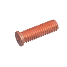 Threaded stud PT ISO13918PT STUDS COPPER PLATED CD STUDS