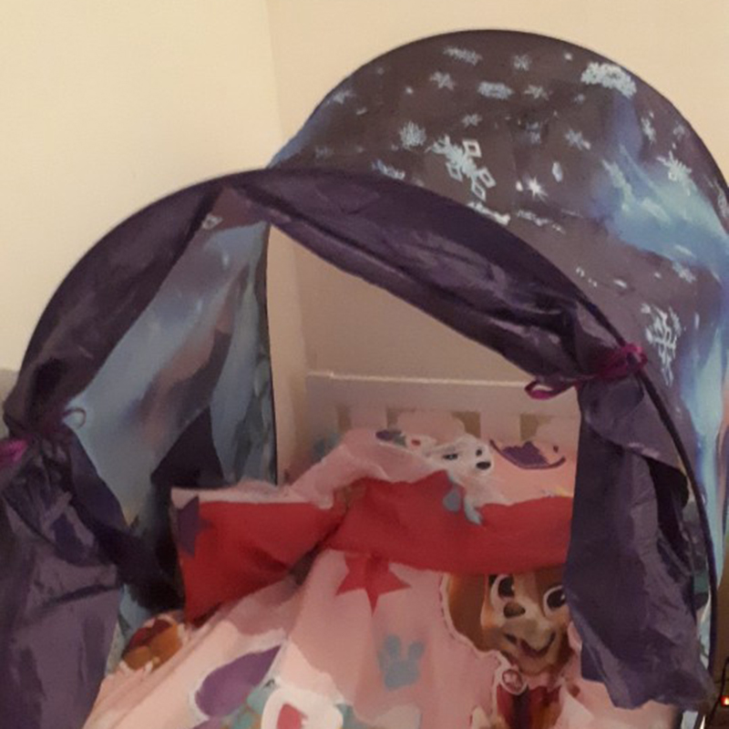 Children's Starry Bed Folding Light-blocking Tent Bed Mosquito Net Indoor Bed Canopy Baby Room Decor