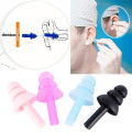 4pcs Silicone Waterproof Swimming Ear Plugs Earplugs Ear Protector Noise Reduction Protective Earmuffs 28*11mm
