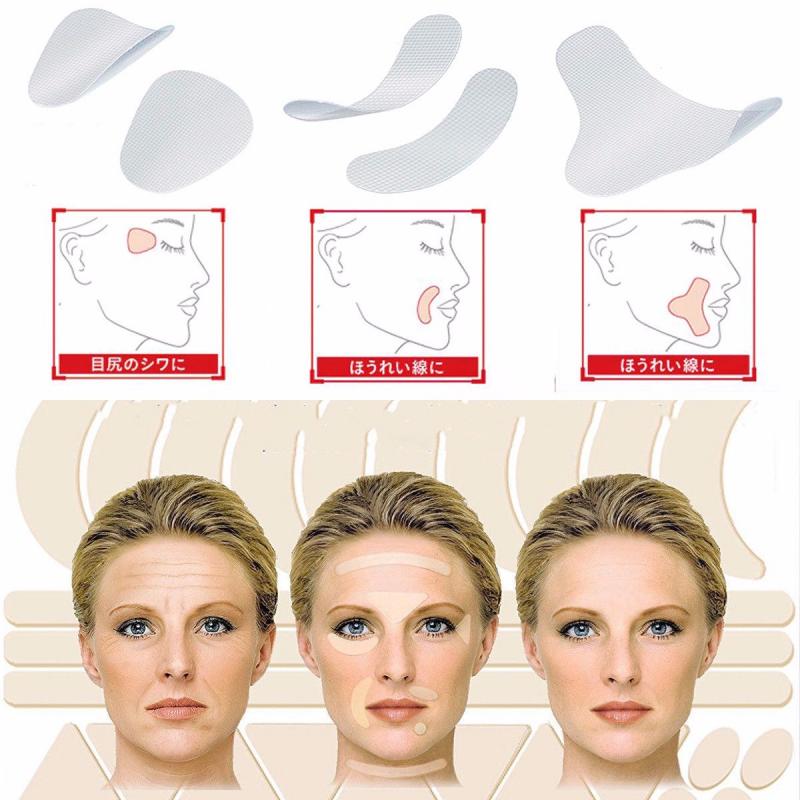 1 Set Unisex Thin Face stickers Resin Anti-Wrinkle Anti-aging Patches Act on Facial Line Wrinkle Sagging Beauty Skin Lift Up