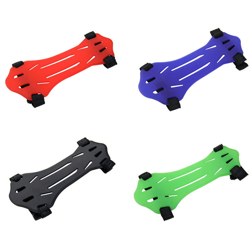 Forearm Protection Arch Archery Arm Arm Guard Arm Guard With 2 Strips 1 Small Silicone Arm Guard Hunting Accessories