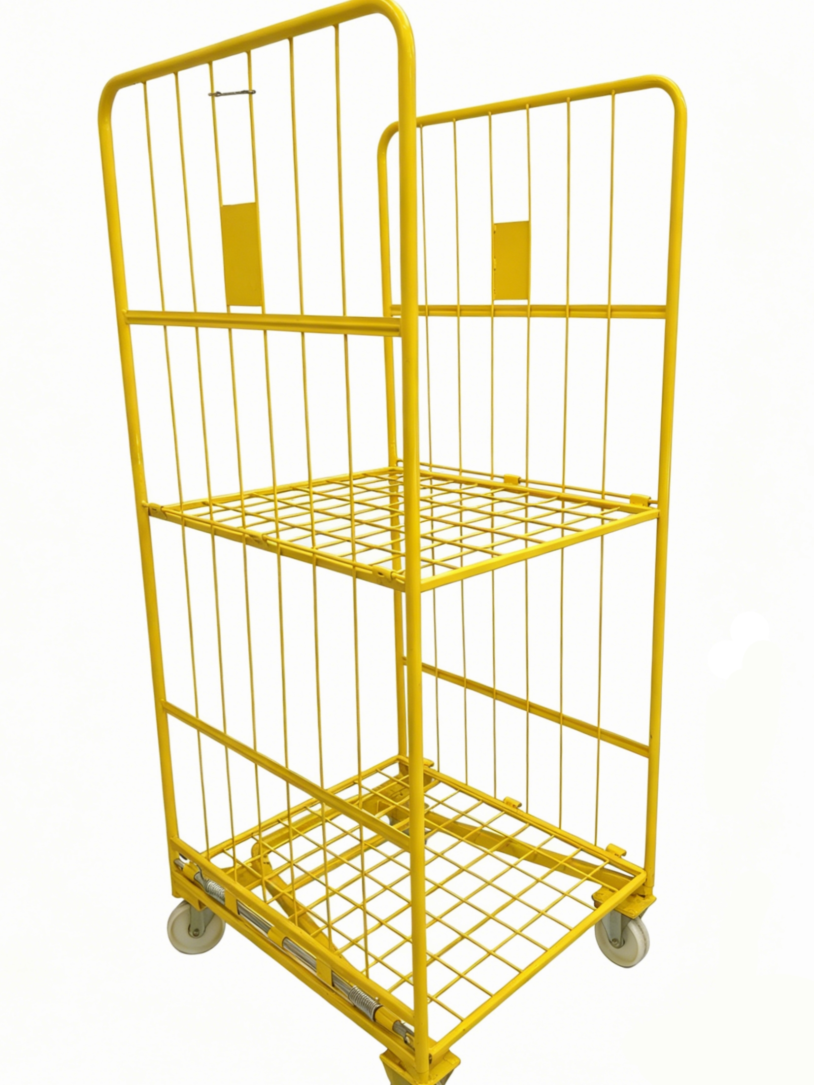 Rolling Cage Trolley with Double Deck