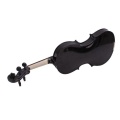 4/4 Full Size Acoustic Violin Fiddle Black with Case Bow Rosin & Violin Shoulder Rest for 4/4-3/4 Size with Collapsible