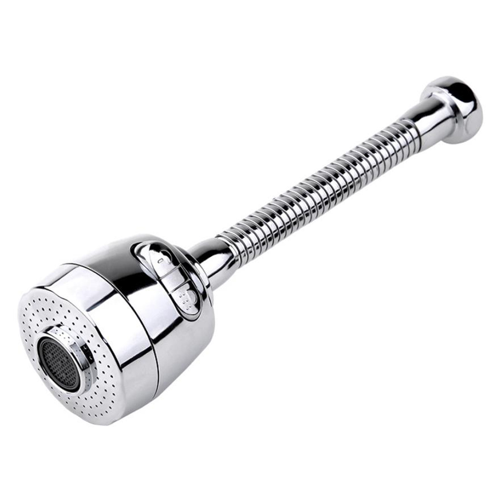 Faucet Filter Nozzle Stanless Steel&ABS Rotatable Water Saving Splash-proof Universal Kitchen Shower Extension Device
