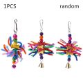 Parrot Chew Toys Multicolor Bird Parrot Bite String Toys Swing Cage Accessories Climb Chew Toys