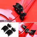 Metal Engine Hood Latch Lock Catches Kits for Jeep Wrangler JK Unlimited Rubicon 2008-2017 Black/Gold/Red