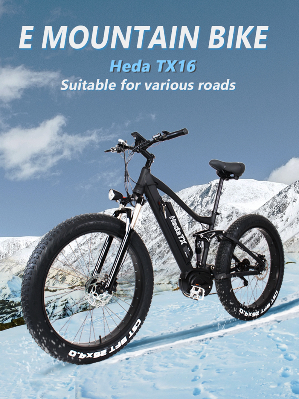 High Speed Running Electric Fat Tire Bike