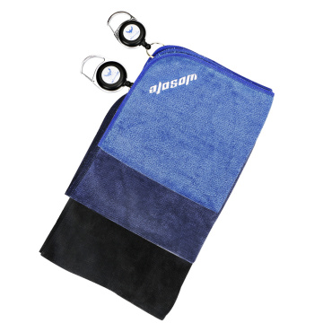 Golf Towel Golf Personal Goods Light Weight Quick Drying for Cleaning Outdoor Three Colors Are Optional Golf Accessories