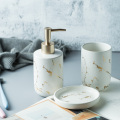 European style Ceramic Bathroom set toothbrush cup, Soap Dishes, lotion bottle Creative ceramic sanitary ware