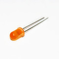 100PCS 5mm LED Orange Diffused Round Light-Emitting Diodes Lamp Bead