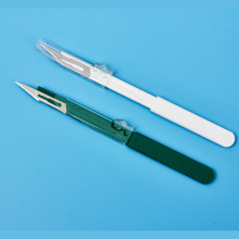 High quality carbon steel safety disposable surgical scalpel