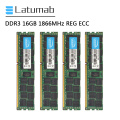 Latumab RAM DDR3 16GB 32GB 64GB 1866MHz REG ECC Server Memory PC3-14900 DDR3 RAM 240 Pins Memoria RAM DDR3 Memory Module