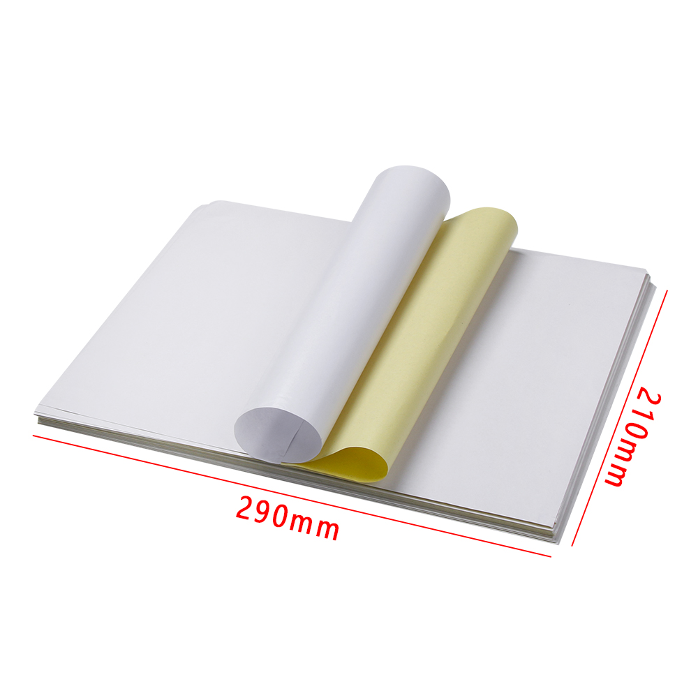 50Sheets/lot A4 Blank Copy Paper Kraft Matt Printable Self adhesive Label Paper for Office Laser Inkjet Printer Packaging Label