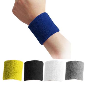1Pcs Cotton Sport Wristband Brace Wrap Bandage Gym Strap Running Tenis Sports Safety Wrist Support Padel Badminton Wrist Band