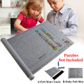 Portable Puzzle Rollup Mat Jigsaw Roll Felt Pad Playmat Puzzles Blanket For Up to 3000 Pieces Jigsaw Rug Puzzle Felt Storage Mat