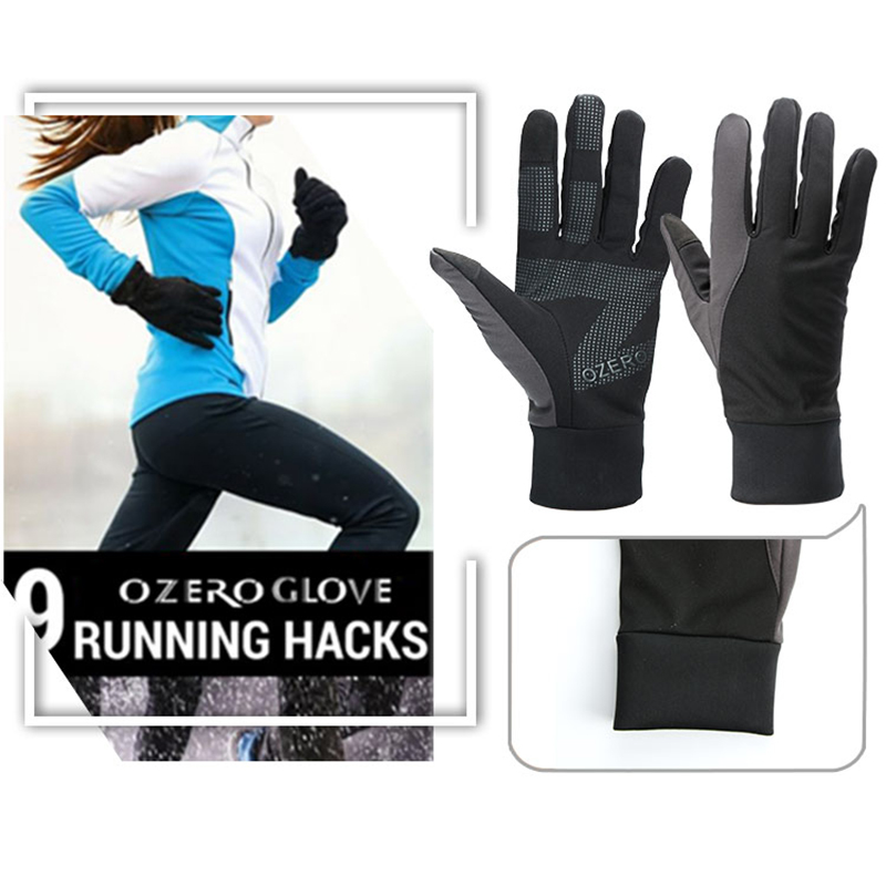 OZERO Running Gloves Touch Screen Gloves Sports Winter Outdoor Warm Windproof Waterproof Below Driver Gloves For Men Women 9010