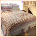 High Quality 100% Cotton King Knitted Blanket