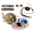 115 DB 12V Horn Auto Speaker Digital Electric Siren Loud Air Snail Horn Magic 18 Sounds Home Security Alarm System Loud