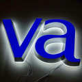 3D Custom small acrylic led illuminated sign letters for store