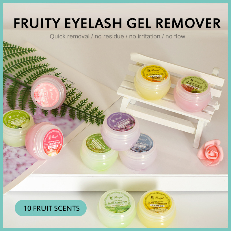 15g Eyelash Extension Glue Remover 10 Taste False Eye Lashes Makeup Removers Fragrancy Smell Glue Remover Cream Makeup TSLM1