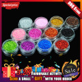 12 Color Body Glitter Acrylic Powder Dust Nail Sequins Manicure Decoration Tattoo Supplies Decorations