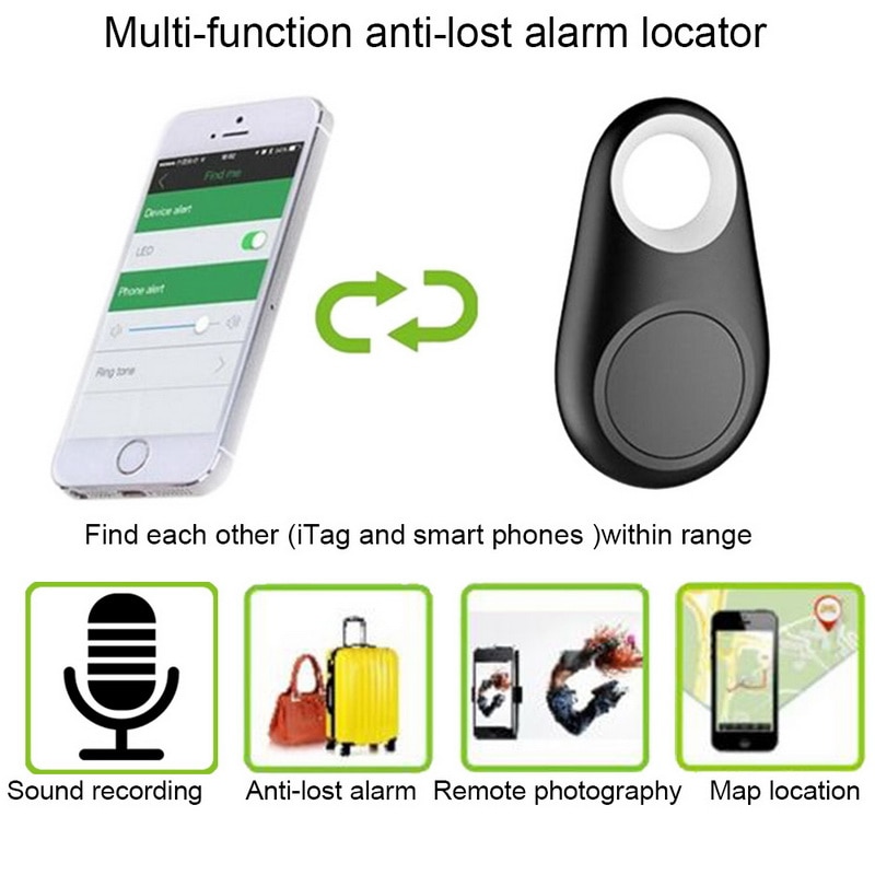 Smart Pet GPS Tracker Anti Lost Portable Bluetooth Tracker For Dog Cat Alarm Trackers Keychain Wallet Kids Finder Equipment ^o^